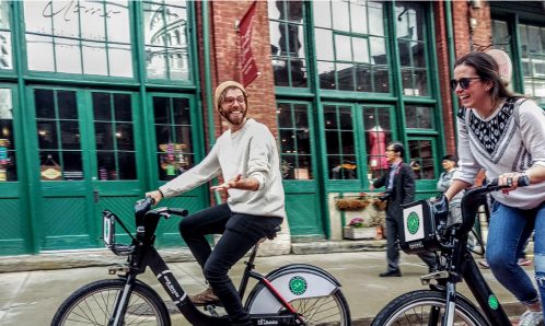 Bike Share Toronto commuting downtown