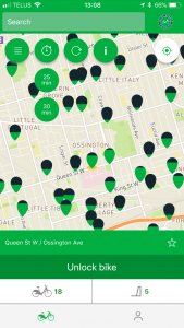 CycleFinder timer and countdown feature