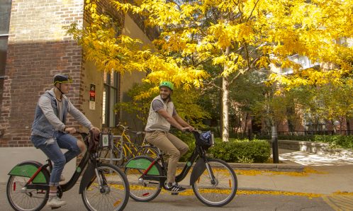Bike Share Toronto fall exploring